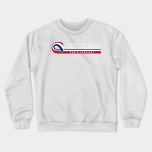 Currituck Beach, NC Summertime Vacationing State Flag Colors Crewneck Sweatshirt